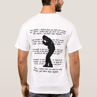 Abstract Aesthetic Men's Back Print T-Shirt