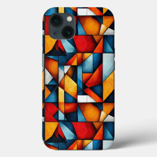 Abstract Aesthetic Trendy Modern Art iPhone 13 Case