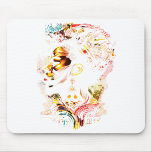 Abstract African Excellence Melanin Black History Mouse Pad