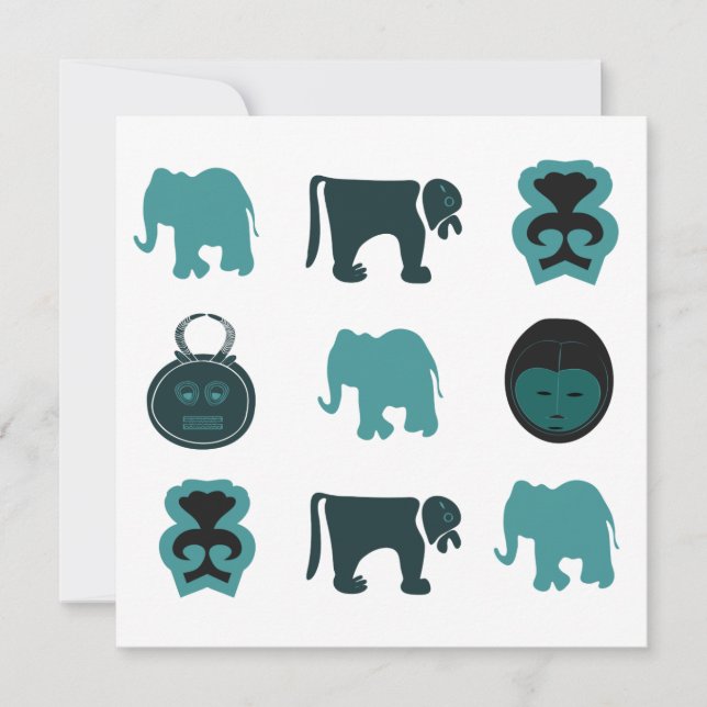 Abstract african tribal art (Front)