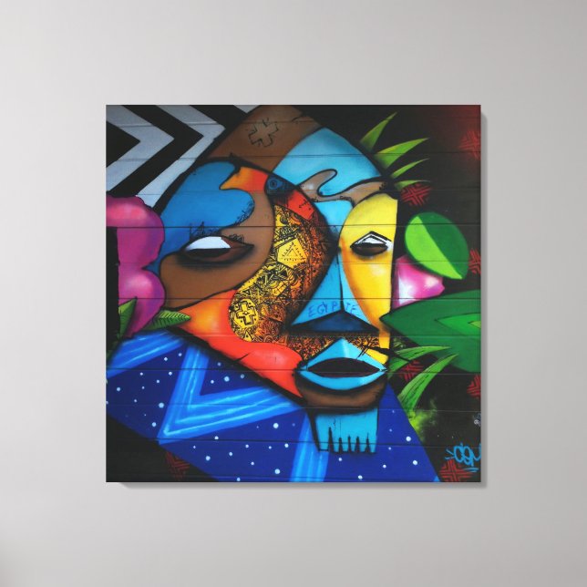 Abstract African Tribal Canvas Print (Front)