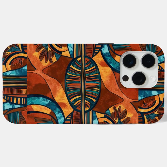 Abstract Afrocentric Patterns iPhone / iPad case (Back (Horizontal))