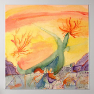 Abstract Afternoon Poster