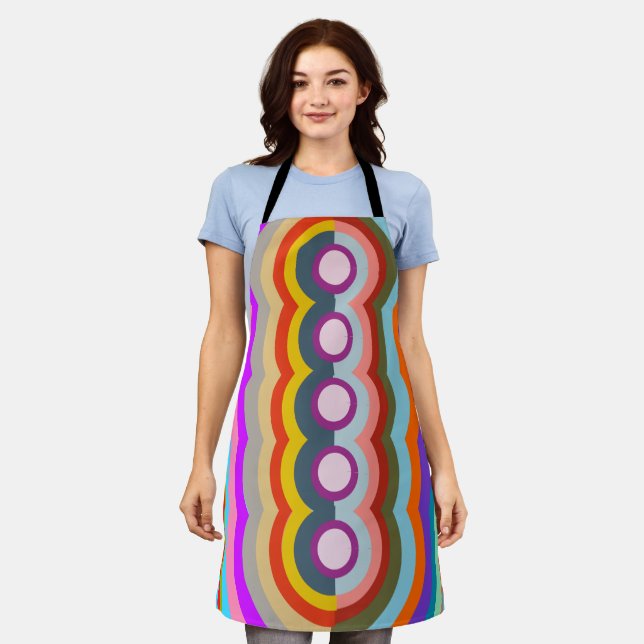 Abstract Again Apron (Worn)