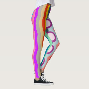 Abstract Again Leggings