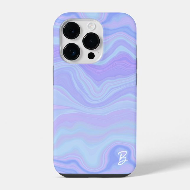 Abstract Agate Personalised Phone Case (Back)