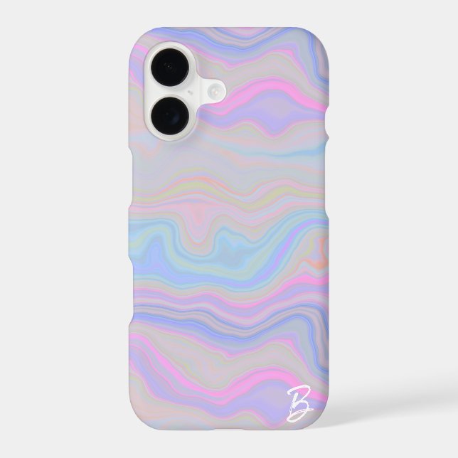 Abstract Agate Personalised Phone Case (Back)