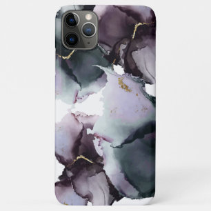 Abstract Alcohol Ink Dusty Teal Lilac Dusty Plum  Case-Mate iPhone Case