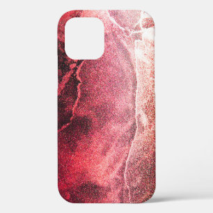 Abstract Alcohol Ink Painting Modern Art Backgroun iPhone 12 Case