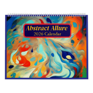 Abstract Allure 2026 Art Calendar