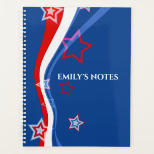 Abstract American flag abstract modern design Planner