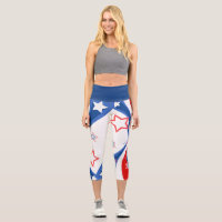 Abstract American flag colours stars & stripes