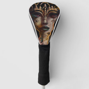 Abstract Ancient Egyptian Woman Golf Head Cover