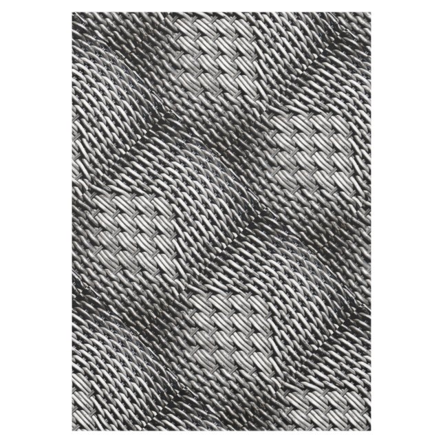 Abstract and Stylish Grey Pattern  Tablecloth (Front)