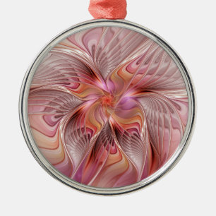 Abstract Angel Colourful Fantasy Fractal Art Metal Tree Decoration