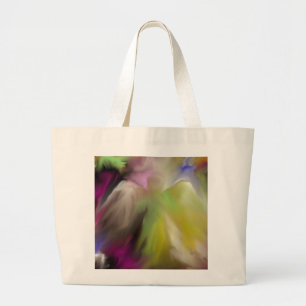 Abstract Angel Design Large Tote Bag