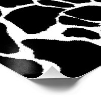 Abstract Animal Art Black White Pattern Design