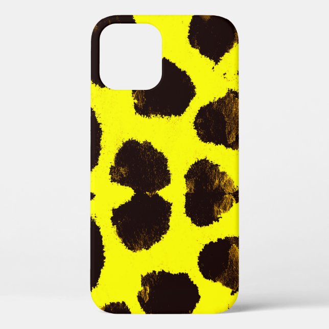 Abstract Animal Print Leopard Watercolor Case-Mate iPhone Case (Back)