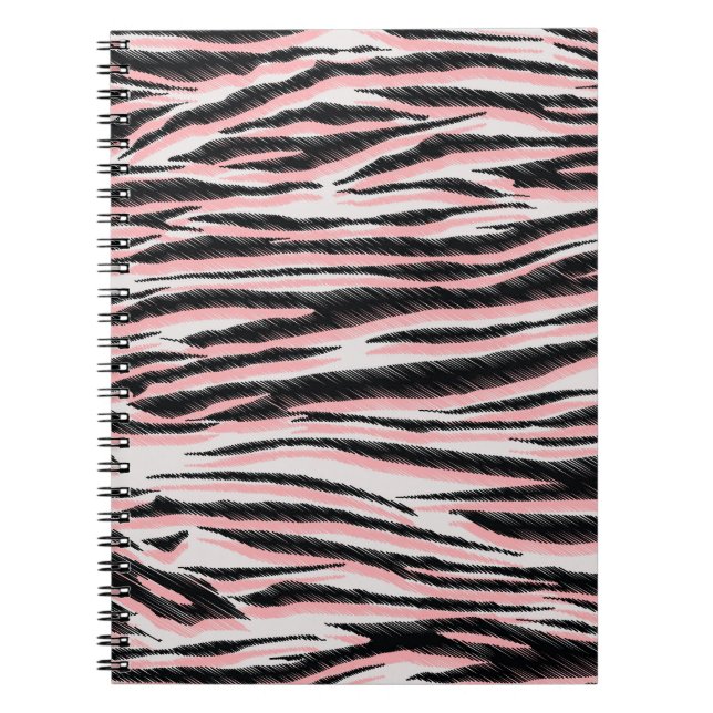 Abstract Animal Skin Seamless Print Notebook (Front)