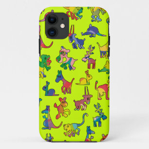 Abstract Animals Pattern Tiles Case-Mate iPhone Case