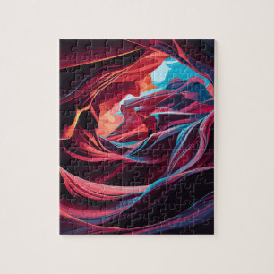 Abstract Antelope Canyon Jigsaw Puzzle