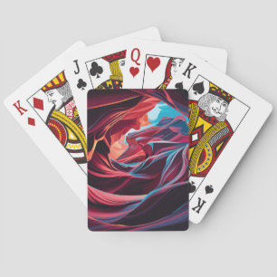 Abstract Antelope Canyon Playing Cards