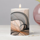 Abstract Anthracite Grey Sienna Modern Fractal Art