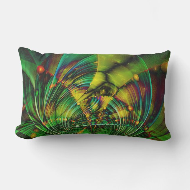 Abstract Apophysis Fractal II Lumbar Cushion (Front)