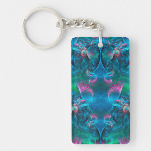 Abstract Apophysis Fractal III Key Ring