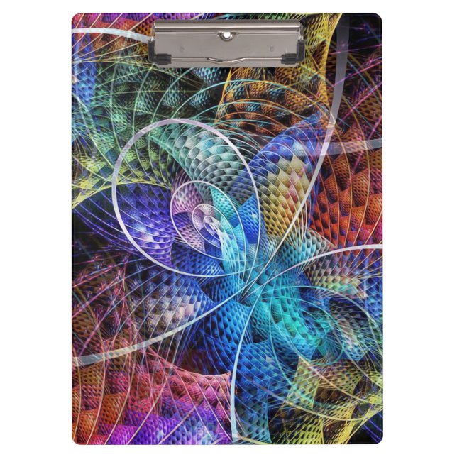 Abstract Apophysis Fractal X Clipboard (Front)