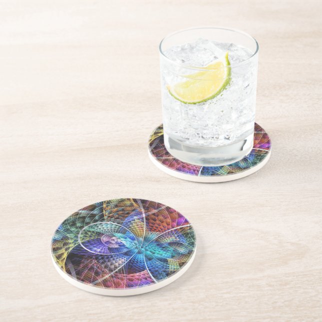 Abstract Apophysis Fractal X Coaster (Side)