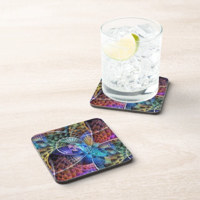 Abstract Apophysis Fractal X Coaster (Right Side)