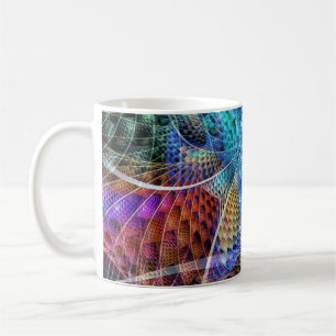 Abstract Apophysis Fractal X Coffee Mug