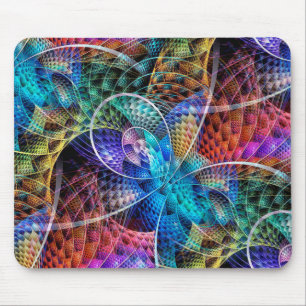 Abstract Apophysis Fractal X Mouse Pad