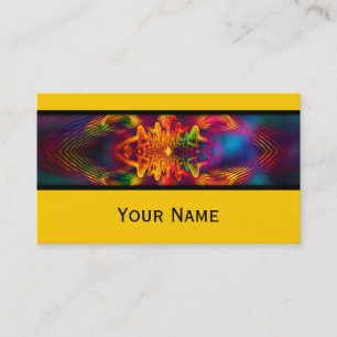 Abstract Apophysis Fractal XI + your text Business Card