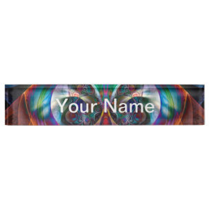 Abstract Apophysis Owl I Nameplate
