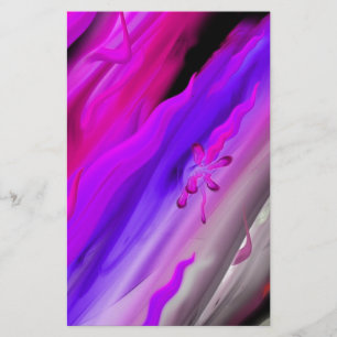 Abstract aquarelle stationery