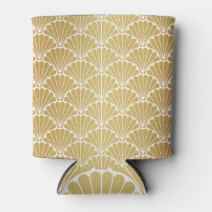 Abstract Arabesque: Vintage Geometric Pattern Can Cooler