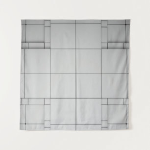 Abstract architecture contemporary tapestry