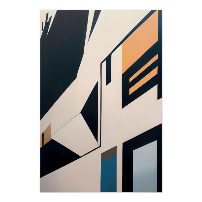 Abstract Architecture Poster (Front)