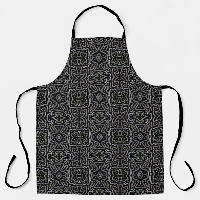 Abstract Arrow Grunge Pattern And Soft Pastels Apron (Front)