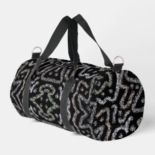 Abstract Arrow Grunge Pattern And Soft Pastels Duffle Bag