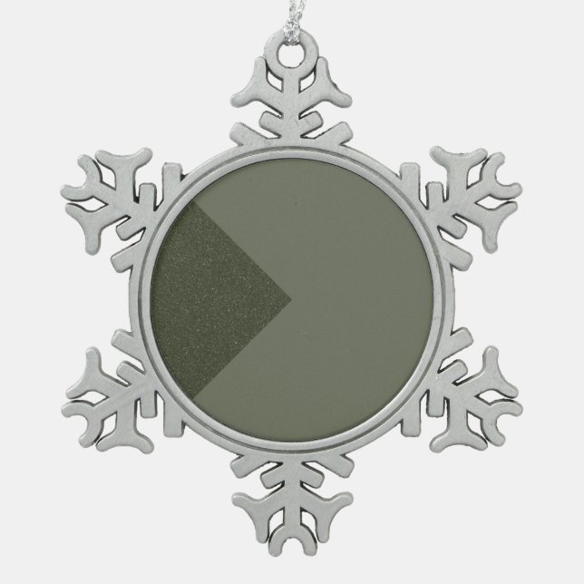 Abstract Arrow Snowflake Ornament – Customisable (Front)