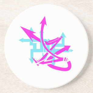 Abstract Arrows Coaster