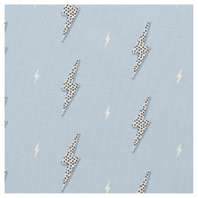 Abstract arrows minimalist baby blue fabric (Close Up)