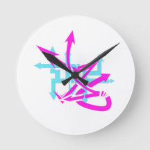 Abstract Arrows Wall Clock