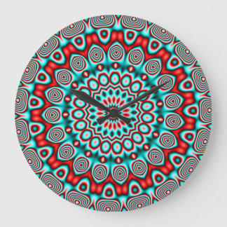Abstract Art 100 Clock