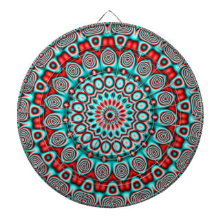 Abstract Art 100 Dart Board