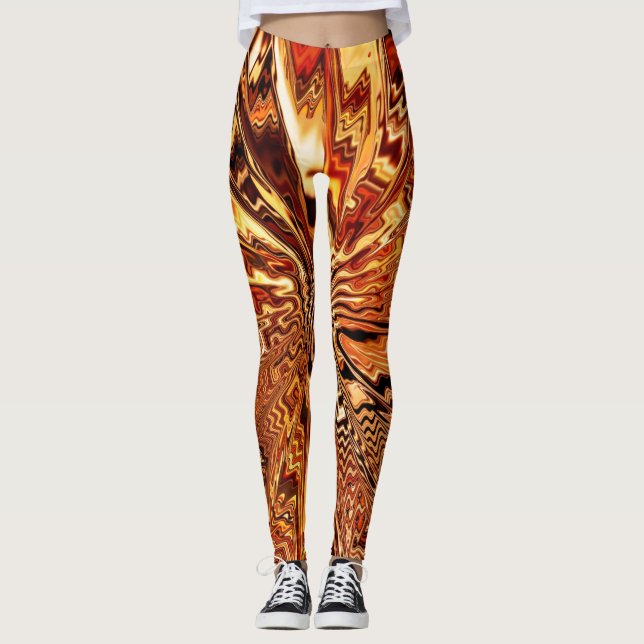 Abstract Art 110 Leggings (Front)