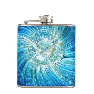 Abstract Art 114 Wrapped Flask